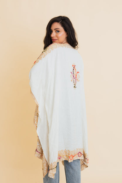 Bohemian Artisan Stitch Tapestry Kimono-Soul Flow Apparel
