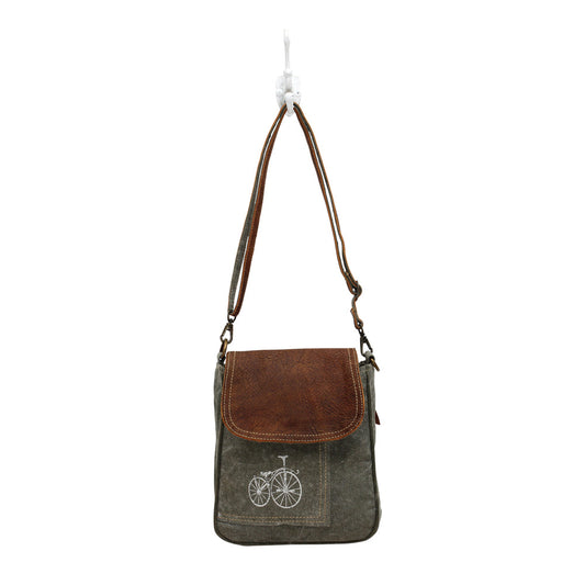 By-Cycle Print Shoulder Bag, view 1 — Soul Flow Apparel