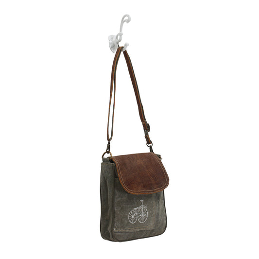 By-Cycle Print Shoulder Bag, view 5 — Soul Flow Apparel