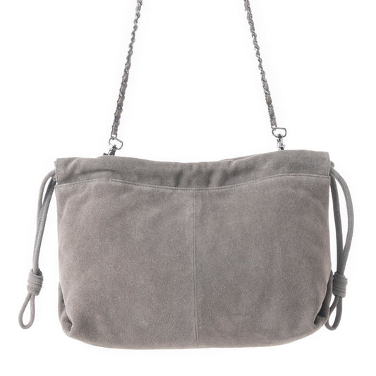 Wanderlust Suede Shoulder Bag in Moon Ash, view 1 — Soul Flow Apparel