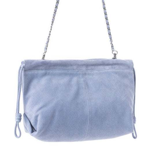 Wanderlust Suede Shoulder Bag in Blue, view 3 — Soul Flow Apparel