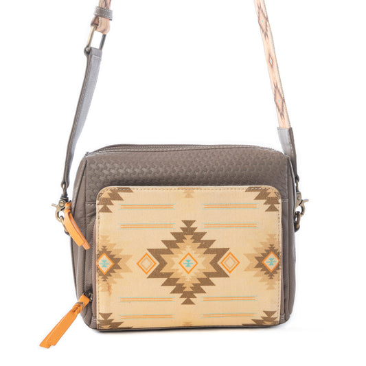 Myra Zia Dawn Crossbody Bag in Sunset Beige