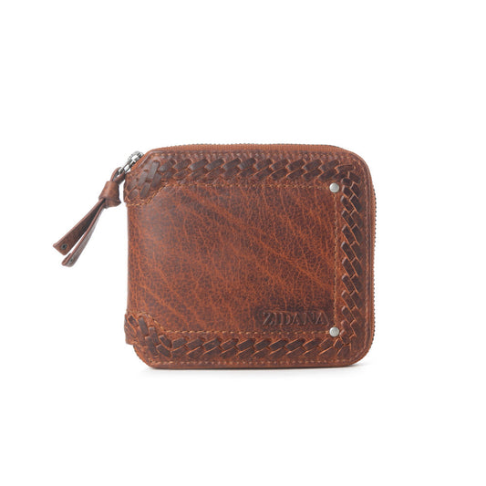 Myra Zidana Dante Men's Veg Tanned Leather Wallet in Sierra Copper