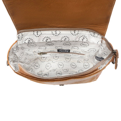 Vintage Hues Leather & Hairon Bag