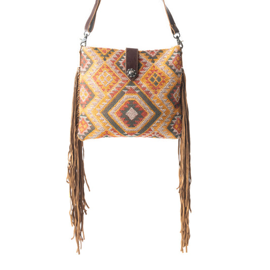 Barley Brown Shoulder Bag, view 2 — Soul Flow Apparel