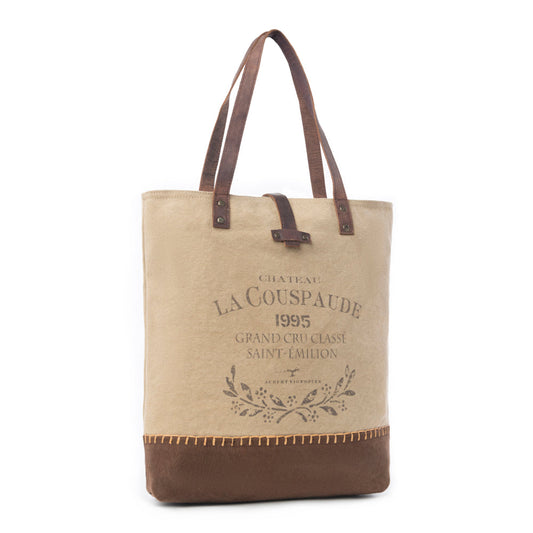 La Couspaude Vintage-Look Tote Bag