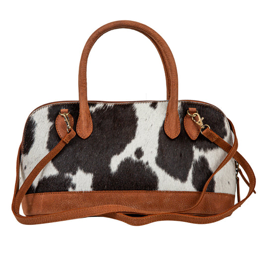 Westward Hair-On Hide Leather Hairon Bag, view 1 — Soul Flow Apparel