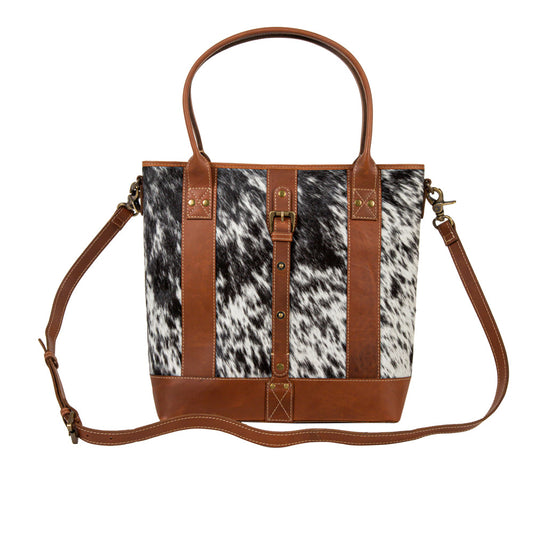 Clayburn Canvas Hairon Bag, view 1 — Soul Flow Apparel