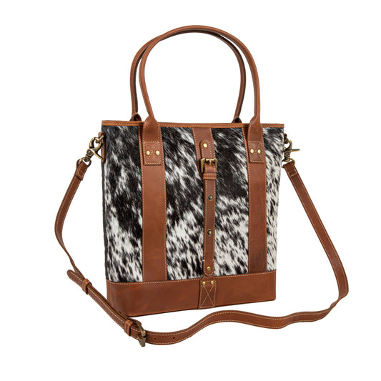 Clayburn Canvas Hairon Bag, view 2 — Soul Flow Apparel
