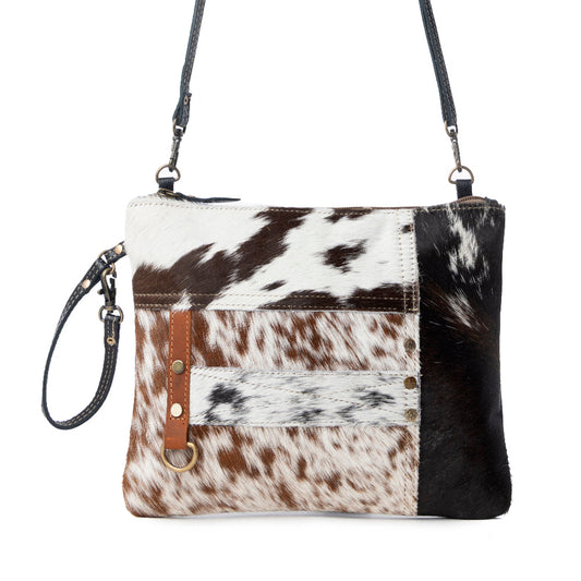 Tyler Ridge Hair-On Leather Bag — Soul Flow Apparel