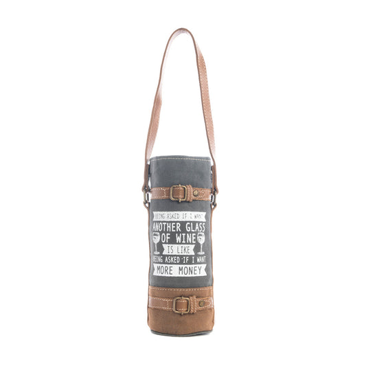 Another Glass Wine Bottle Bag, view 1 — Soul Flow Apparel
