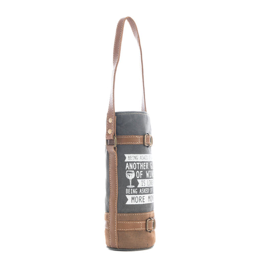 Another Glass Wine Bottle Bag, view 2 — Soul Flow Apparel