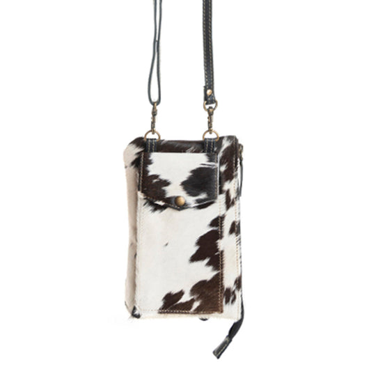 Wild Chic Phone Case Bag in Black & White — Soul Flow Apparel