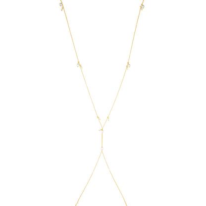 Sage Pearl Body Chain