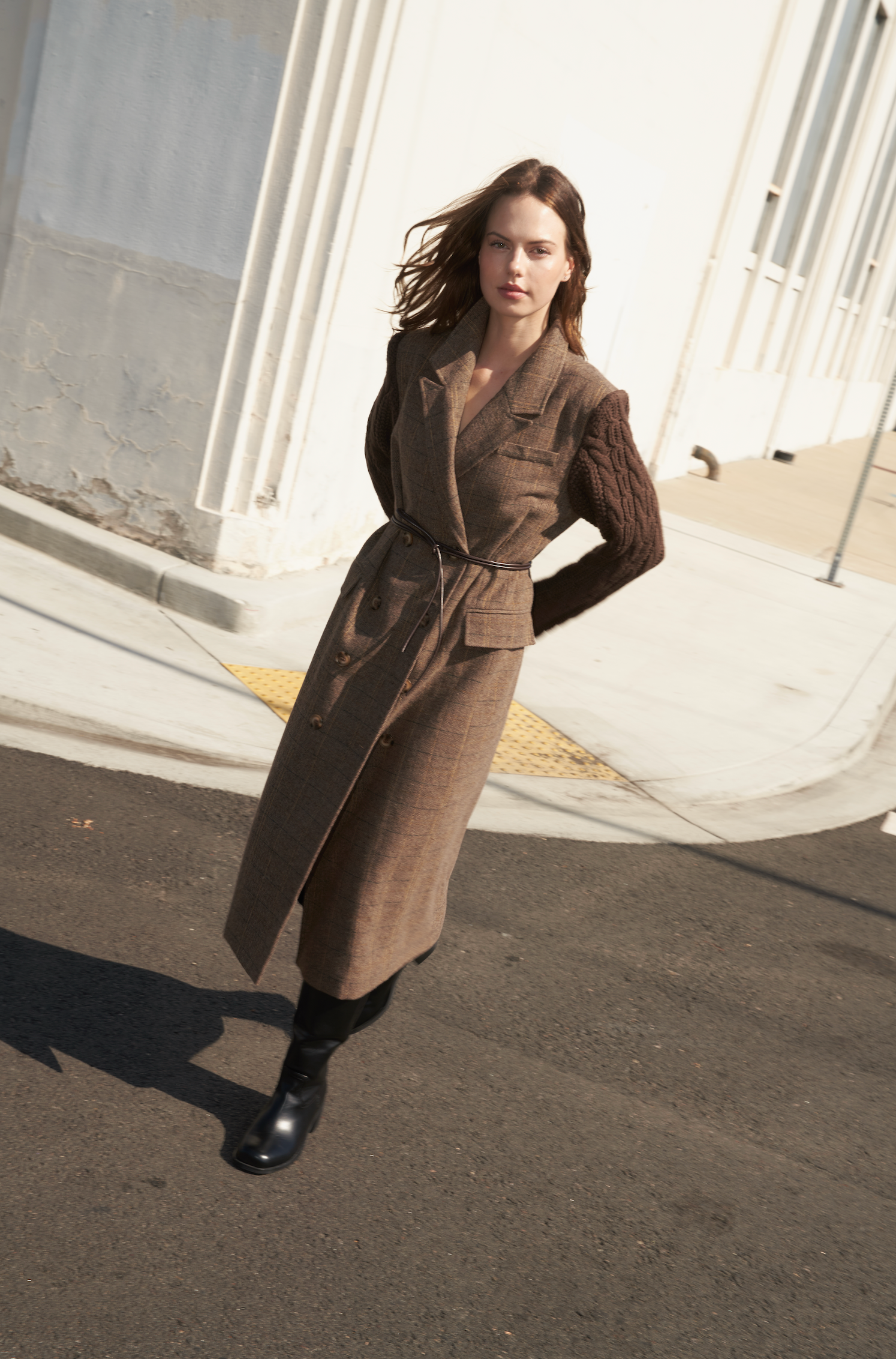 Fieldline Heritage Woven Midi Coat — Soul Flow Apparel