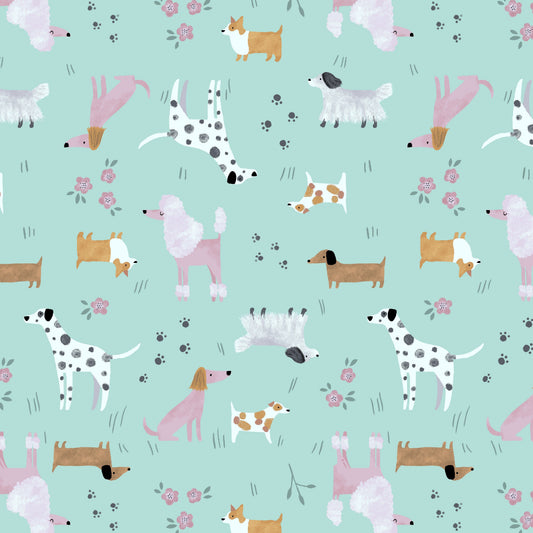 Dogs Skater Skirt
