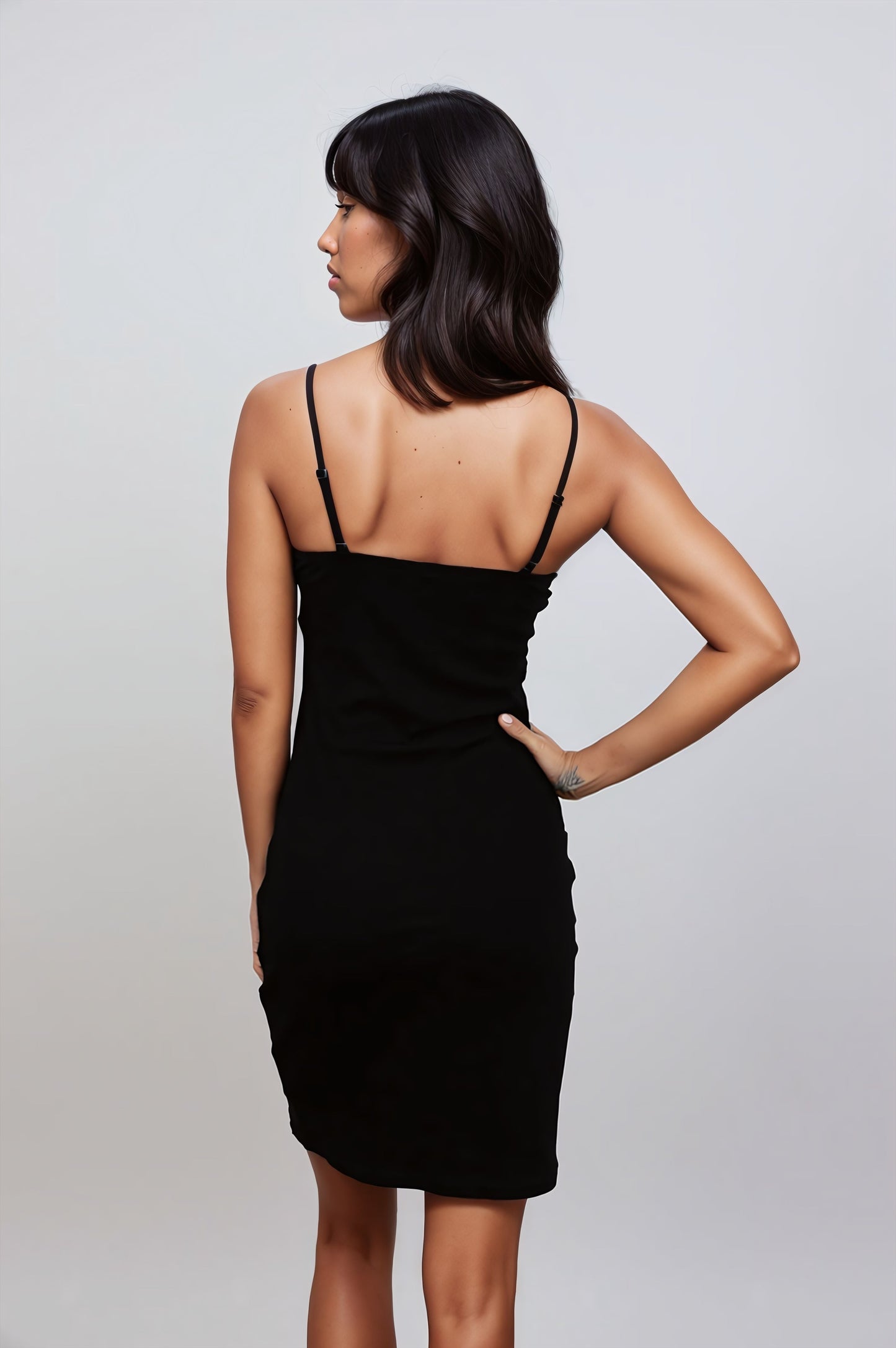 2-in-1 Shapewear Dress – Double Layer Tummy Control-Soul Flow Apparel