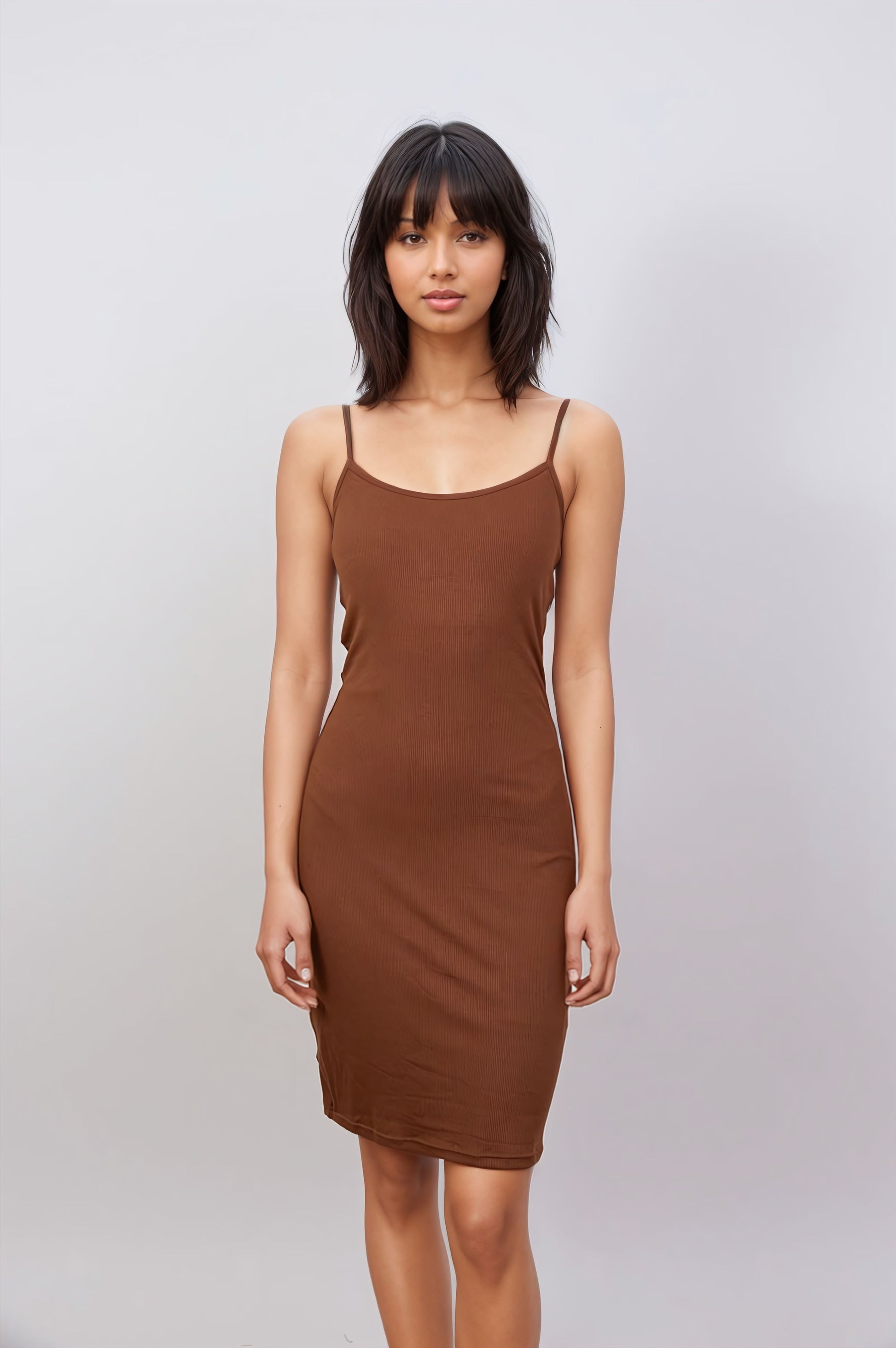 2-in-1 Shapewear Dress – Double Layer Tummy Control-Soul Flow Apparel