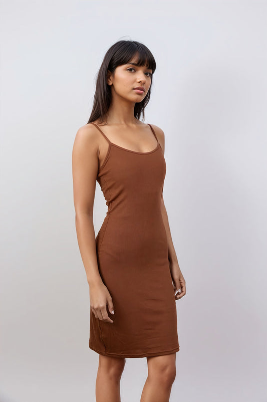 2-in-1 Shapewear Dress – Double Layer Tummy Control-Soul Flow Apparel