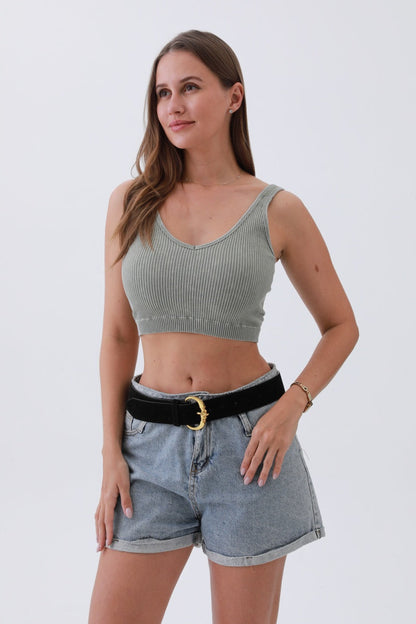 Chic Modern Suede Belt – Gold Circle Buckle for Effortless Style ✨💫 Leto Collection