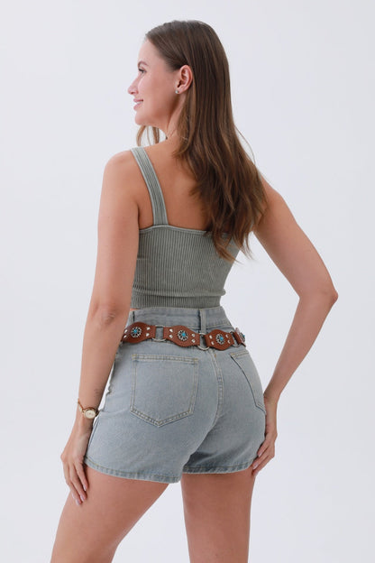 Bohemian Celestial Turquoise Belt – Vintage Style, Celestial Charm ✨🌙 Leto Collection