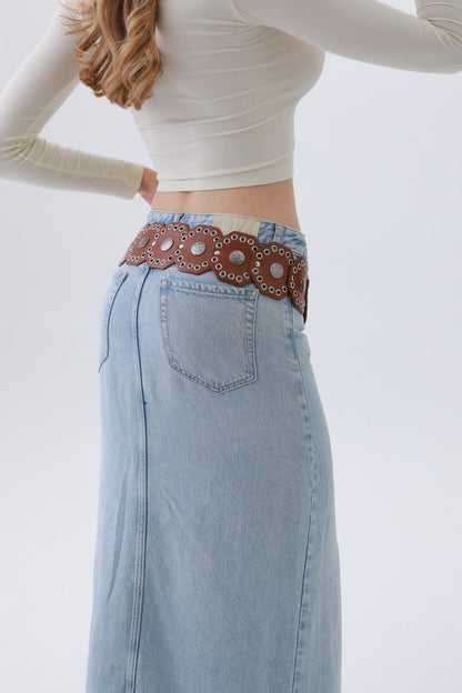 Classic Western Leather Belt – Vintage Cowboy Style ⚜️🤠 Leto Collection
