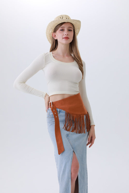 Ethnic Jazz Waist Cincher – Bohemian Fringe Belt?????&nbsp;-Soul Flow Apparel