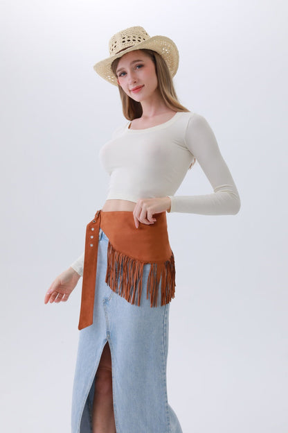 Ethnic Jazz Waist Cincher – Bohemian Fringe Belt✨🎷&nbsp; Leto Collection
