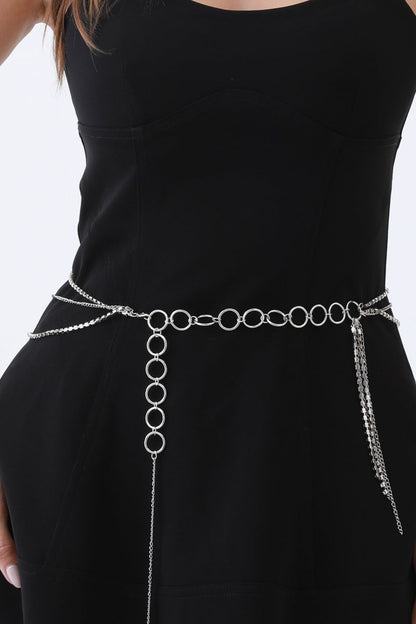 Triple-Layer Rhinestone Belt – Chain & Tassel Bohemian Glam✨🔗&nbsp; Leto Collection