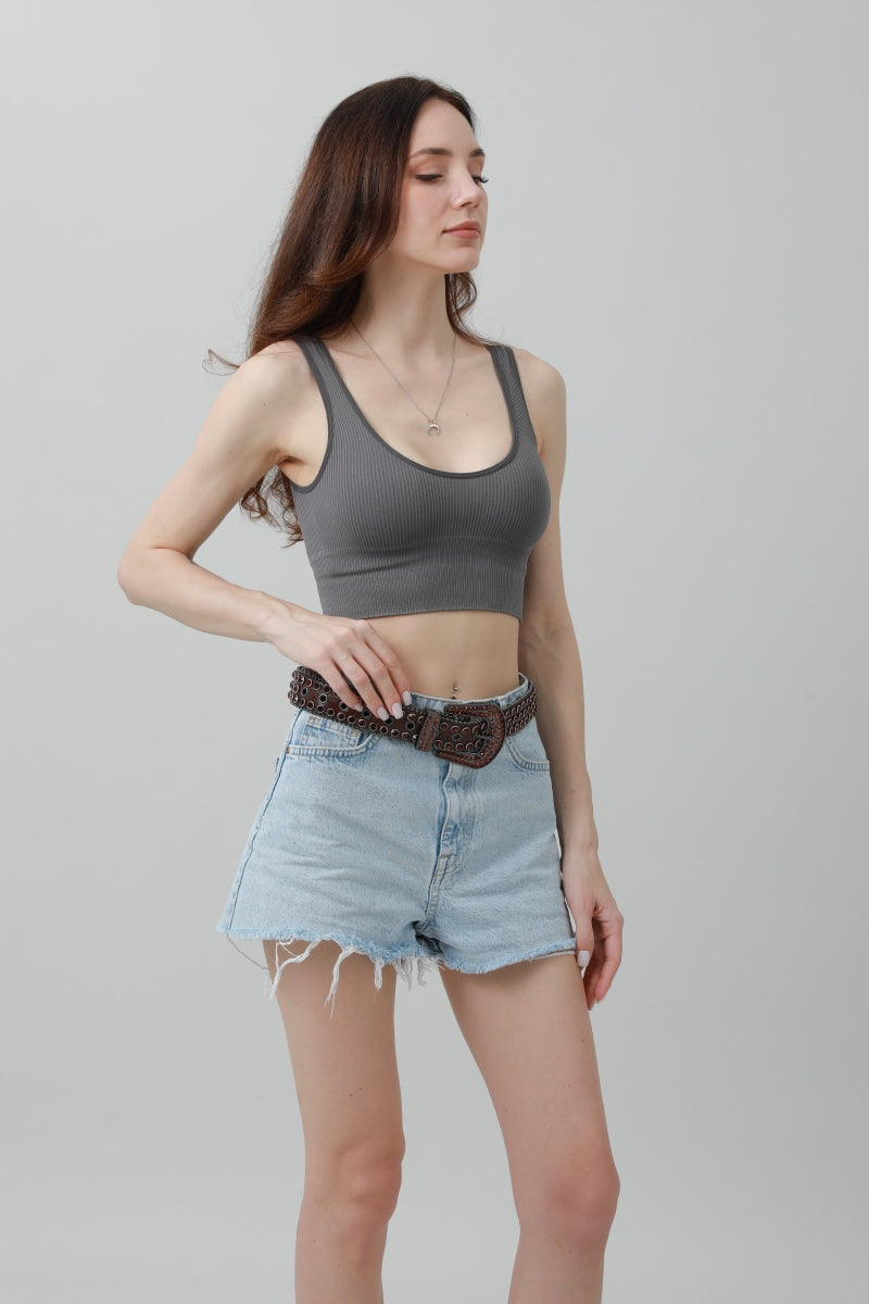 Rhinestone & Rivet Studded Belt – Glam Western Sparkle ?????-Soul Flow Apparel