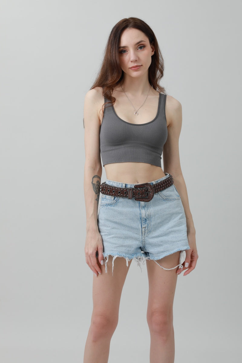 Rhinestone & Rivet Studded Belt – Glam Western Sparkle ?????-Soul Flow Apparel