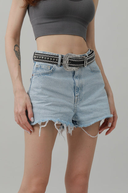 Rivet Studded Belt – Edgy Western Glam ?????-Soul Flow Apparel