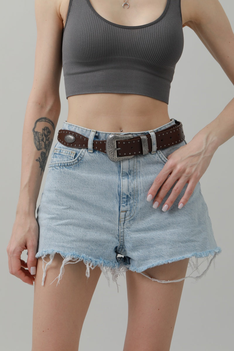 Retro Punk Belt – Vintage American Edge ??????????-Soul Flow Apparel