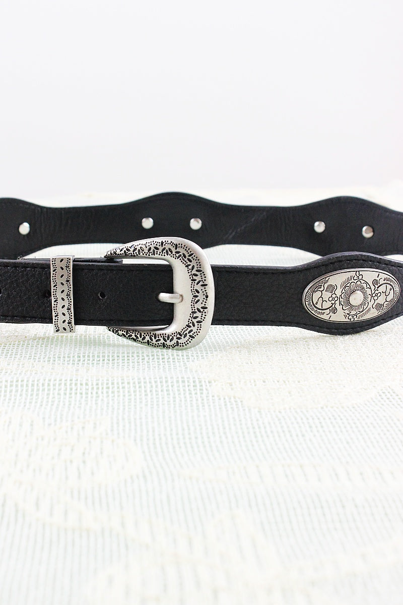 Vintage Biker Belt – Punk Americana Waistband ?????-Soul Flow Apparel