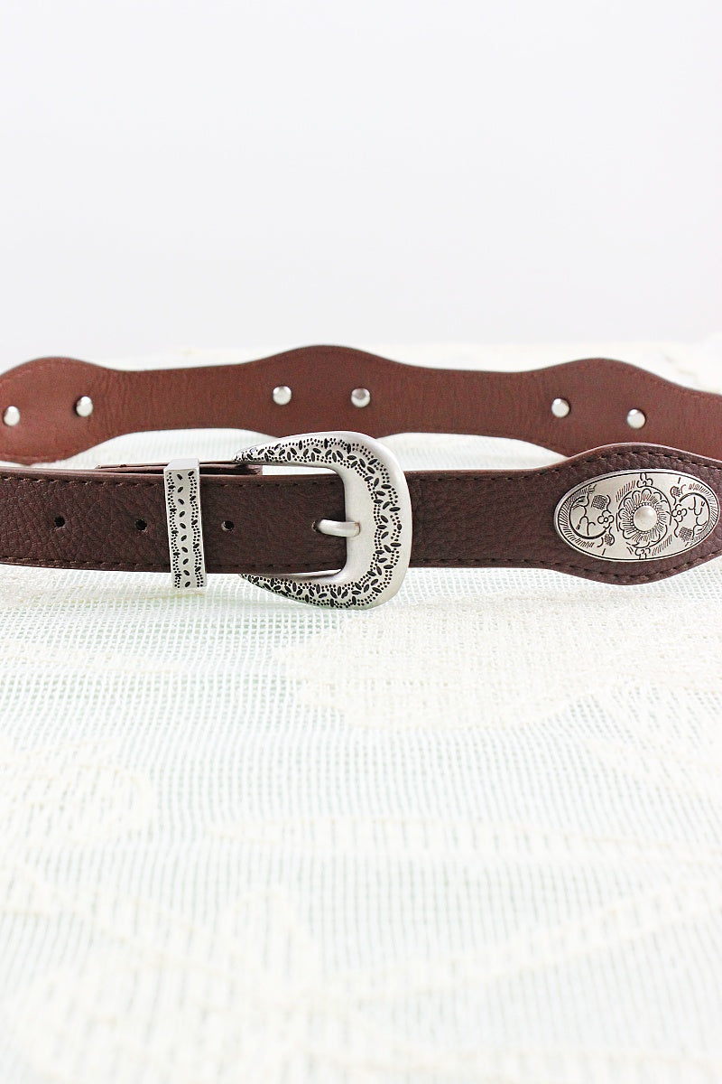 Vintage Biker Belt – Punk Americana Waistband ?????-Soul Flow Apparel