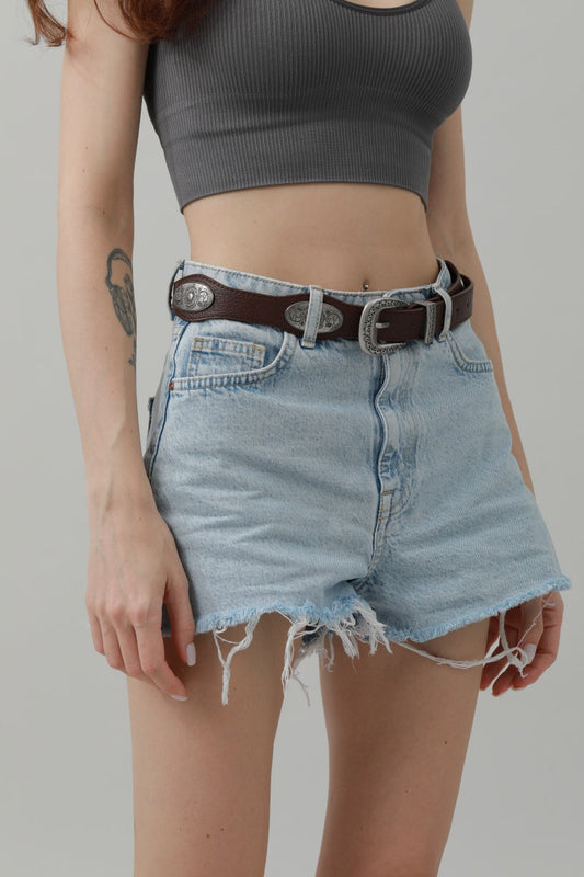 Vintage Biker Belt – Punk Americana Waistband ?????-Soul Flow Apparel