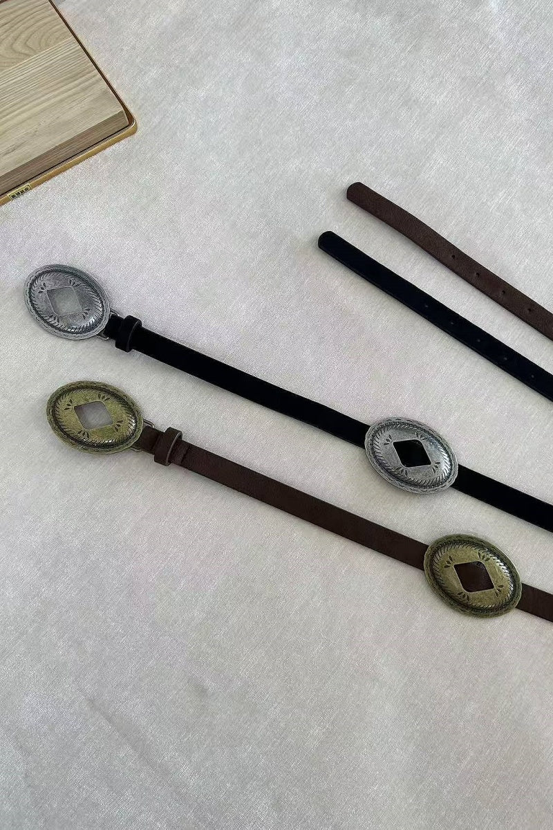 Vintage Western Belt – Retro Cowboy Style ?????-Soul Flow Apparel