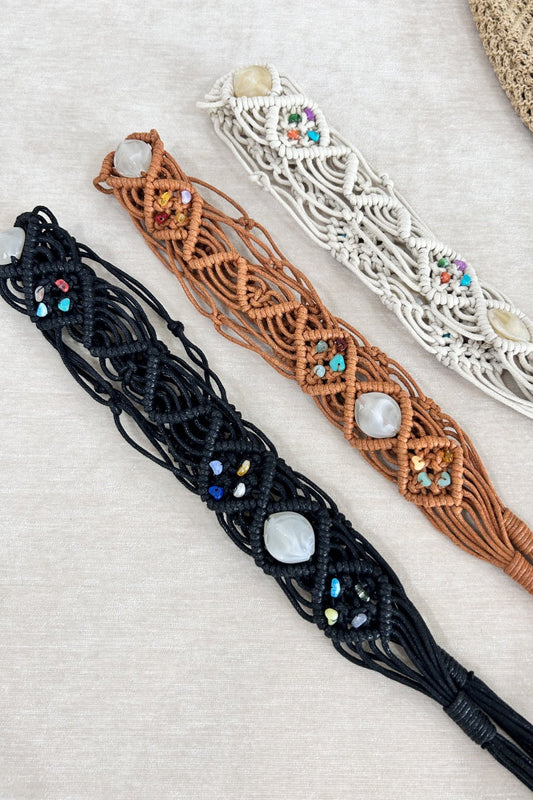 Handwoven Bohemian Belt – Vintage Decorative Waistband ????????-Soul Flow Apparel