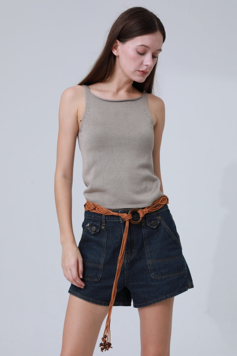 Ethnic Wooden Ring Belt – Handwoven Beaded Waist Rope ????????-Soul Flow Apparel