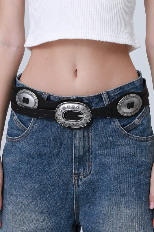 Boho Western PU Belt – Versatile Waist Strap for Women ?????-Soul Flow Apparel