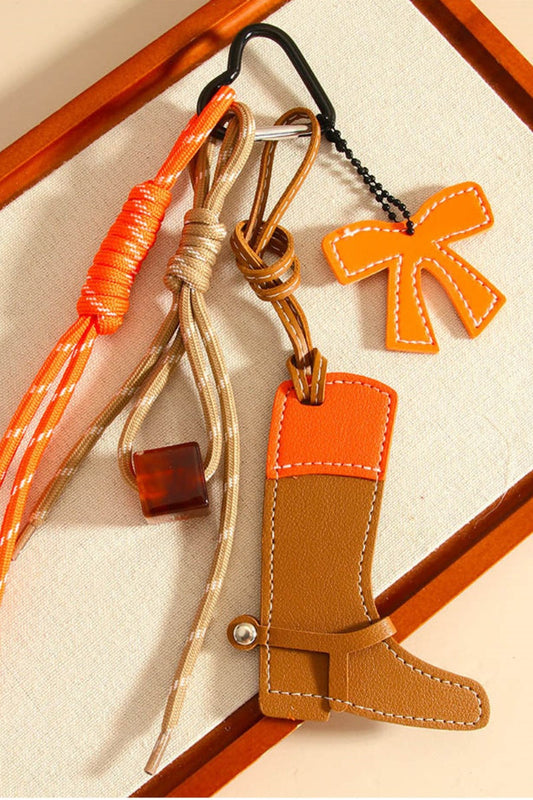 Western Pony Boot Charm – Vibrant Beaded Bag Accessory ?????-Soul Flow Apparel
