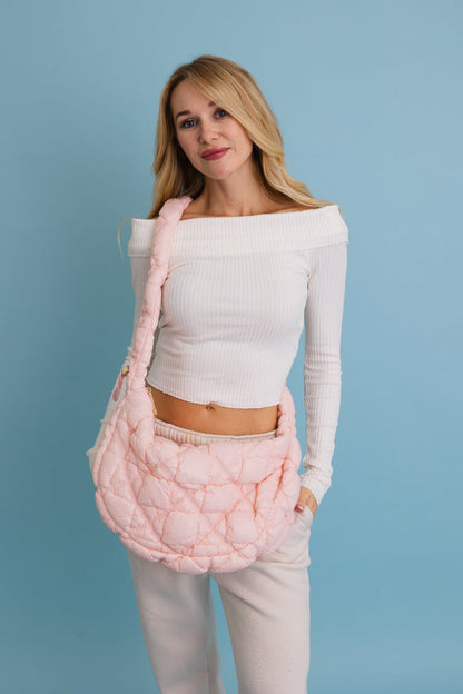 Carry All Quilted Puffer Crossbody Bag ????-Soul Flow Apparel
