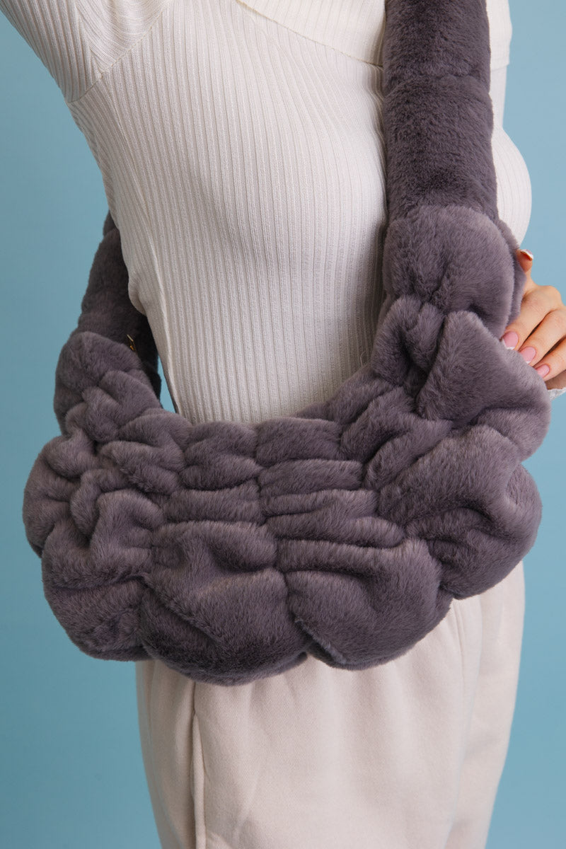 Plush Cloud Knit Cross Body Bag ??-Soul Flow Apparel