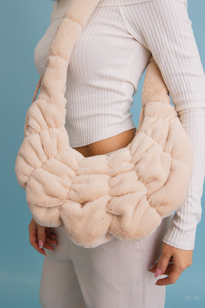 Plush Cloud Knit Cross Body Bag ??-Soul Flow Apparel