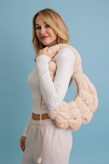 Plush Cloud Knit Cross Body Bag ??-Soul Flow Apparel