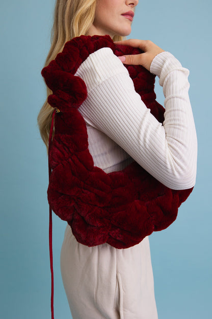 Plush Cloud Knit Cross Body Bag ??-Soul Flow Apparel