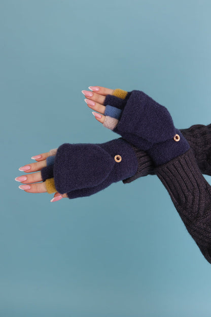 Rainbow Tip Convertible Gloves - Cute Winter Essential ????-Soul Flow Apparel
