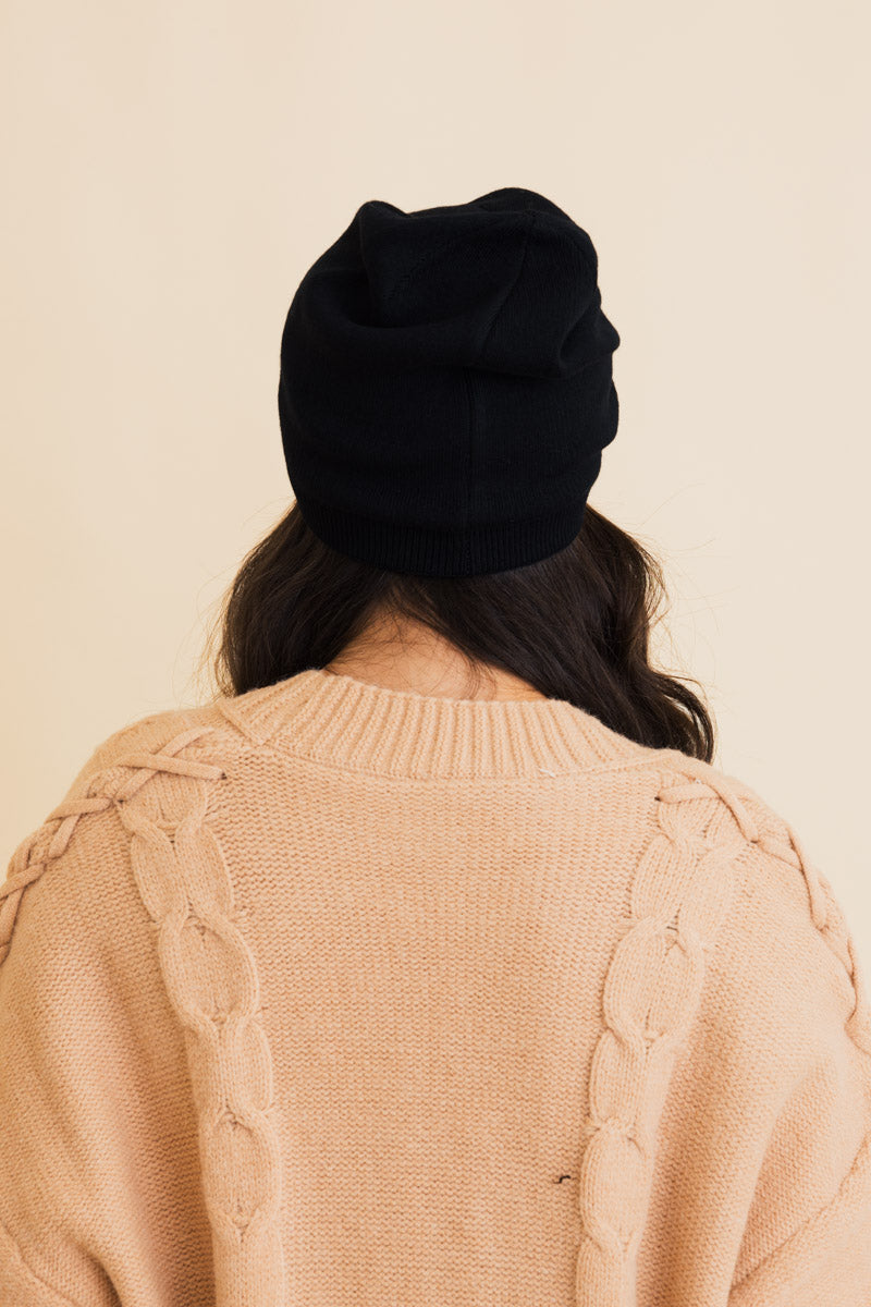 Cozy Up Trendy Chunky Knit Slouch Beanie-Soul Flow Apparel