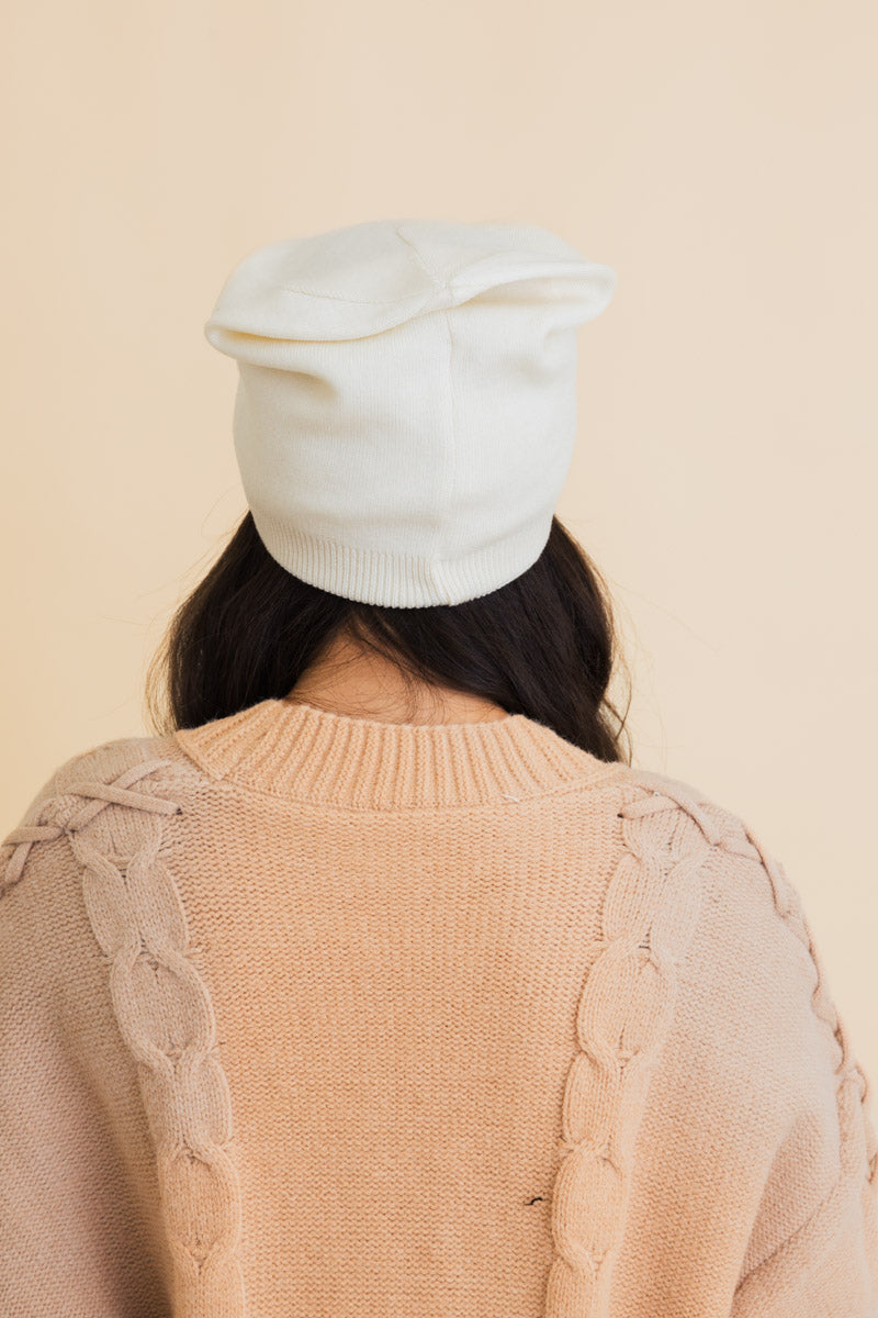 Cozy Up Trendy Chunky Knit Slouch Beanie-Soul Flow Apparel