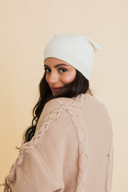 Cozy Up Trendy Chunky Knit Slouch Beanie-Soul Flow Apparel